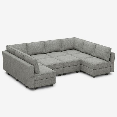 Belffin Modular Terry Sofa with Storage Seat (10 Seats + 10 Sides)