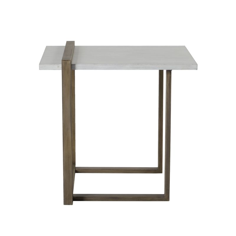 Annie Wood Contemporary End Table White - Abbyson Living, 6 of 10