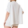 Women's Football Goal Post Short Sleeve Top - FANTASTIC FAWN - image 3 of 3