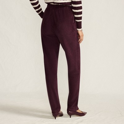 Lands' End Women's Sport Knit High Rise Corduroy Pants