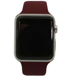Olivia Pratt Solid Silicone Apple Watch Band Medium to Large Size Wrist M/L only.  Made for 6.5 to 8.5 inch Wrists. - 1 of 4