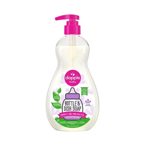 Dapple Baby Bottle and Dish Soap for Baby Products, Lavender Scent, 16.9 fl  oz