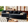 115.7" Chenille Curved Modular Sectional Sofa with High-Resilience Sponge, 5 Pillows, No Assembly Required - 4 of 4