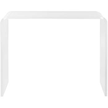 Atka Acrylic Console Table - Clear - Safavieh