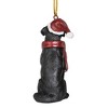 Design Toscano Black Labrador Retriever Holiday Dog Ornament Sculpture - 4 of 4