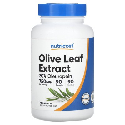 Nutricost Olive Leaf Extract, 750 mg, 90 Capsules