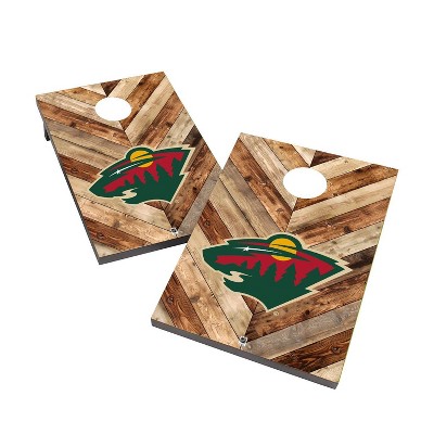 NHL Minnesota Wild 2'x3' Cornhole Bag Toss Game Set