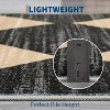 Runner Rug Washable Distressed Trellis Rug, Bedside Modern Checkered Office Carpet Low Pile Neutral Soft Nursery Carpet - 3 of 4