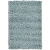 Unique Loom Solid Shag Solid Indoor Woven Area Rug - 2 of 4