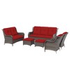 UPTION 6-Piece Steel Outdoor Patio Conversation Seating Set - 2 of 4