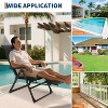Folding Rattan Chaise Lounge Chair – Portable Outdoor Recliner with Adjustable Foot Rest & Backrest, Weather-Resistant Ideal for Patio Garden Beach - 4 of 4