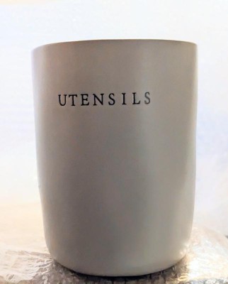 Stoneware Utensil Holder Cream - Hearth & Hand™ with Magnolia