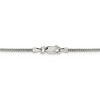Black Bow Jewelry 2mm Sterling Silver Diamond Cut Solid Round Franco Chain Necklace - 4 of 4