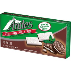 Andes Christmas Mint Cookie Crunch Chocolates - 4.67oz - 1 of 3