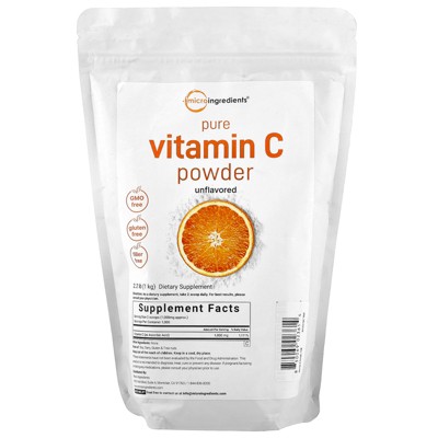 Micro Ingredients Pure Vitamin C Powder, Unflavored , 2.2 lbs (1 kg)