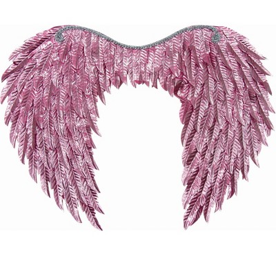 Forum Novelties Light Pink Metallic Wings One Size