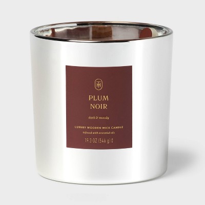 Wooden Wick Plum Noir Jar Candle 19.3oz - Threshold™