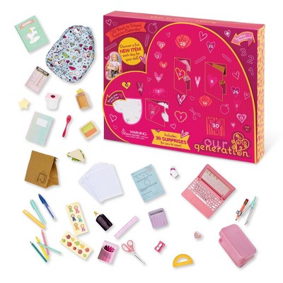 Our Generation Off to School Supplies Accessory Set for 18 Dolls