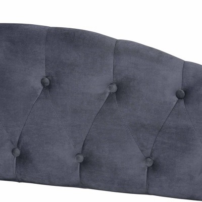 Luxurious Velvet Upholstered Full Daybed with Wood Frame and Tufted Design