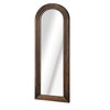Wooakway Solid Wood Accent Wall Mirror Arched Full Length Mirror Rustic Leaning Mirror for Living Room Bedroom Entryway Charcoal/Weathered White - 3 of 4