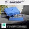 Kickoff Home Viscose from Bamboo Sheets Set 300 Thread Count 100% Organic Bamboo Viscose Cooling Bedding Sheets Hot Sleepers, Flat, Fitted, Pillowcase - 2 of 4