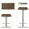 Costway Electric Standing Desk  Adjustable Height Computer Desk Dual Motor w/ Controller - 2 of 4