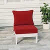 WestinTrends  Avalon Outdoor HDPE Deep Seating Modular Armless Patio Chair with Patio Cushions - 2 of 4