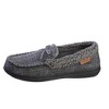 Men's Slippers Moccasin Plush Lined House Shoes Fuzzy Furry - 4 of 4