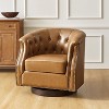 Perry Chesterfield Rocker and Swivel Genuine Leather Chair|HULALA HOME - 2 of 4