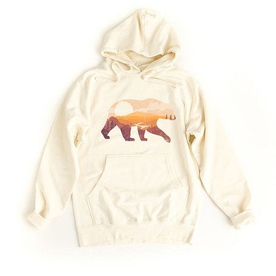 Simply Sage Market Women's Graphic Hoodie Bear Sunset Valley