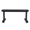 HolaHatha Steel Frame 600 Pounds Capacity Foam Padded Flat Weight Fitness Equipment Home Gym Freeweight Barbell Bench for Strength Training - 3 of 4