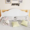 Whisen Wood Twin Size Platform Bed with Headboard and Footboard for Kids, Low Profile Design - 4 of 4