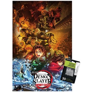 Trends International Demon Slayer: Infinity Castle (2025) - Group Key Art Unframed Wall Poster Prints - 1 of 4