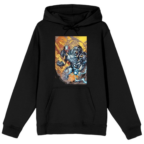 Justice League Customized Cyborg Men's Black Hoodie-xl : Target