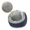 INSPIRE CHIC Gender Neutral Winter Outdoor Behind Hair Faux Coral Fleece Foldable Soft Warm Earmuff - 2 of 4