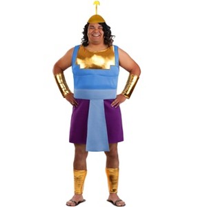 HalloweenCostumes.com Plus Size Disney Deluxe Emperor's New Groove Kronk Men's Costume | Disney Costumes - 1 of 4