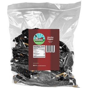 Morel Distribution Co | Dried Ancho Chile Peppers, Chili Ancho 1 lb - 1 of 4