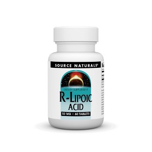 R-Lipoic Acid 50 mg by Source Naturals, Inc.  -  60 Tablet - 1 of 3
