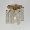 Maxim Lighting Fontaine 3 - Light Flush Mount in  Golden Silver - 3 of 4