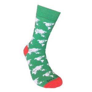 World Map (We are all in this Together) Socks (Women's Sizes, Adult Medium) from the Sock Panda - Women's Sizes, Adult Medium - 1 of 3