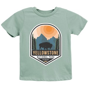 The Juniper Shop Yellowstone National Park Badge Youth Short Sleeve Tee - 1 of 4