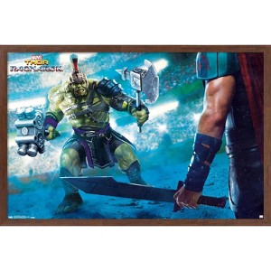 Trends International Marvel Cinematic Universe - Thor - Ragnarök - Arena Hulk Framed Wall Poster Prints - 1 of 4