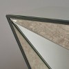 Christopher Knight Home Amiel Geometrical Mirrored Side Table Silver: Luxury Glam Accent, No Assembly Required - 4 of 4