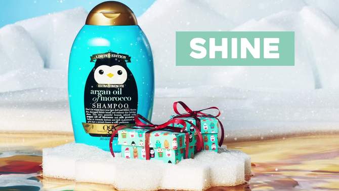 OGX Limited Edition Holiday Tea Tree Mint Extra Strength Shampoo - 13 fl oz, 2 of 6, play video