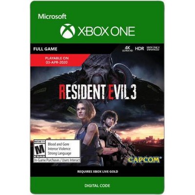 Resident evil 2 digital code store xbox one