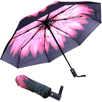 Clotth Travel Essentials Umbrella Windproof, Compact, Lightweight, Automatic Open/Close, Strong And Portable Folding Small Umbrella For Rain