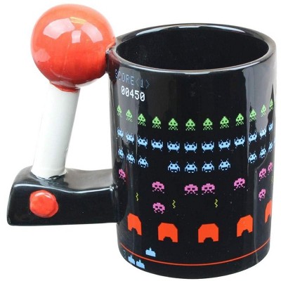Just Funky Space Invaders 3D Arcade Molded 16oz Coffee Mug