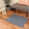 2'x3' ColorStar Greek Grid Doormat - Bungalow Flooring - 3 of 4