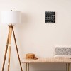 Amy Sia Love XO Unframed Wall Canvas Art Black - Deny Designs - 2 of 4