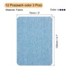 Unique Bargains Fabric Washable Clothes Hole Repairing Iron-on Patches 12 Pcs - 2 of 4